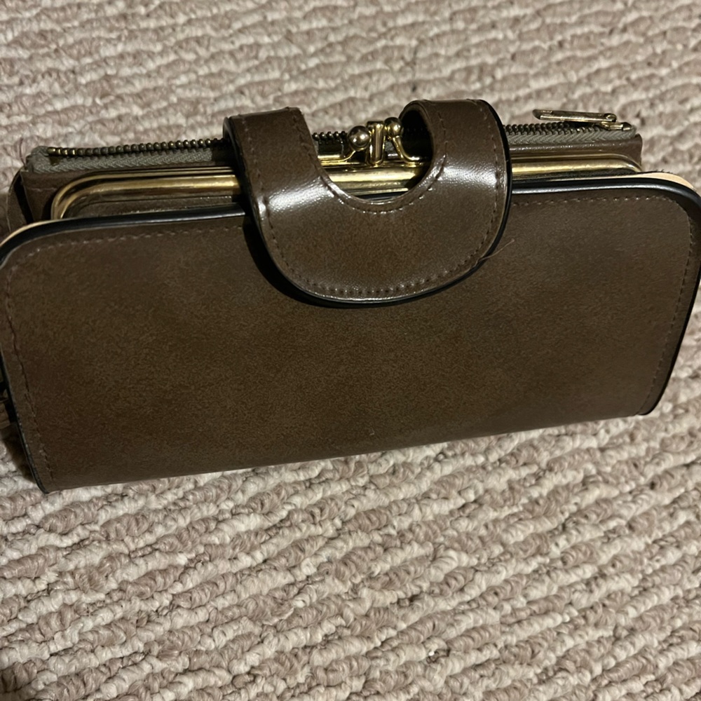 Vintage Brown By Mcduff Leather Wallet.